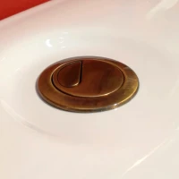 Кнопка двойная, механическая (для тросика) Migliore 20524 бронза