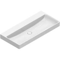 Раковина Catalano Green 0421000001 100x47 см, накладная, подвесная, белый глянец