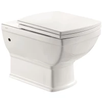 Унитаз подвесной Creo Ceramique Orleans OR1100+OR1001 с сиденьем микролифт, белый