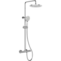 Душевая система Kaiser Serio 05577 250 мм, с термостатом, хром