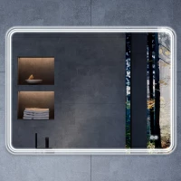 Зеркало Vincea VLM-3MA100-2 100x80 см, с LED-подсветкой, сенсорным выключателем, диммером, антизапотеванием