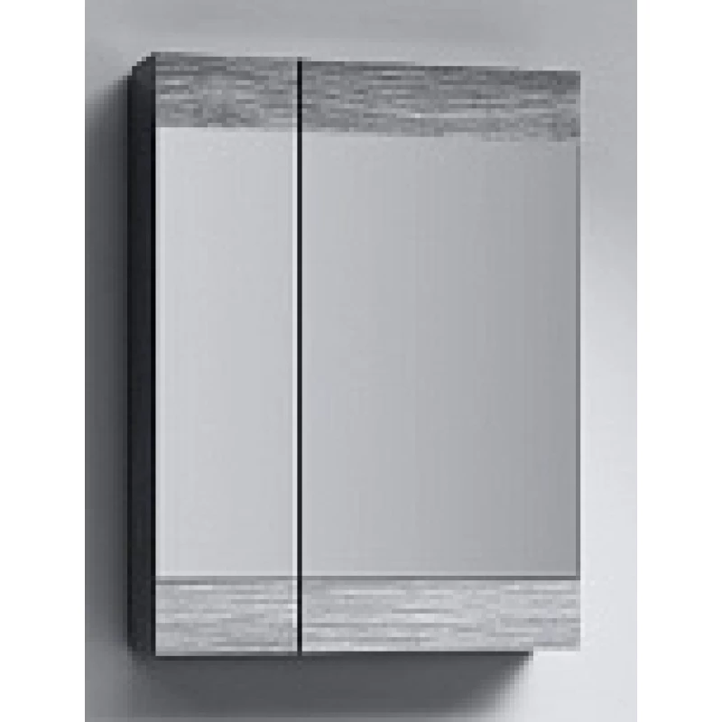 Зеркальный шкаф без подсветки дуб седой 70x80 см Aqwella Brig Br.04.07/Gray