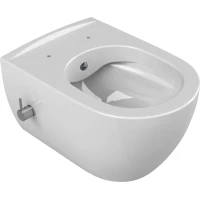 Унитаз подвесной Boheme Bianca 963-2 безободковый, с функцией биде, белый