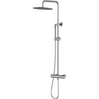 Душевая система Knotlor Eclipse SS-24 300 мм, с термостатом, нержавеющая сталь