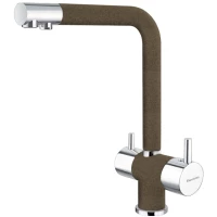 Смеситель для кухни Florentina Ares AV хром/коричневый 30.30H.2120.105