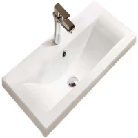 Раковина CeramaLux 9393-80 81,5x39,5 см, накладная, белый