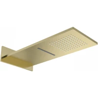 Верхний душ Wonzon & Woghand WW-HS101-BG 230 мм, золотой матовый