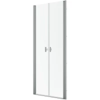 Душевая дверь Radaway Nes DWD I Brushed Nickel 80 10027080-91-01 80 см, профиль никель матовый, стекло прозрачное