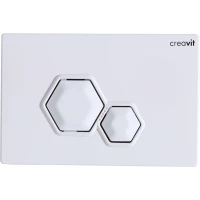 Кнопка смыва Creavit Dia GP600100 для инсталляции, белый