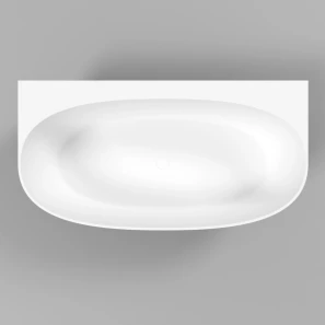 Изображение товара ванна из литьевого мрамора 155x80 см whitecross pearl a 0214.155080.20100