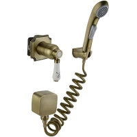 Гигиенический душ Elghansa Terrakotta 34C0786-Bronze (Set-41) со смесителем, бронза