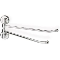 Полотенцедержатель Stil Haus Idra I16(08) 38 см, поворотный, двойной, хром