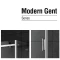 Душевой уголок 140x80 см Gemy Modern Gent S25121R прозрачное - 4