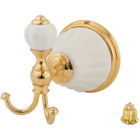 Крючок Migliore Olivia 26260 двойной, для ванны, золотой