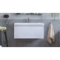 Тумба 80,4 см Velvex Compo tp.COM.9696.80.1Y белый глянец