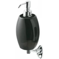 Дозатор для жидкого мыла Stil Haus Zefiro ZE30(08-NE) настенный, хром/черный