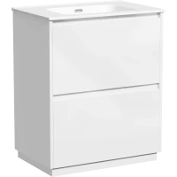 Тумба под раковину Sancos Libra Floor LB70FW 69 см, напольная, белый глянец
