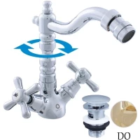 Смеситель для биде с донным клапаном Rav Slezak Morava Retro MK121.5/9Z