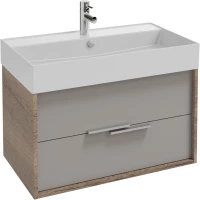 Тумба дуб табак/серый титан матовый 79,9 см Jacob Delafon Vivienne EB1584-E52-M54