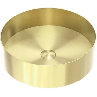 Раковина-чаша Feramolli Sole S403GL 40x40 см, накладная, золотой матовый