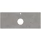Столешница 117 см серый матовый для накладных раковин Kerama Marazzi Plaza Next Фондамента PL1.DL500900R\120 - 1