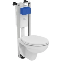 Комплект подвесной унитаз K881201 + система инсталляции E233267 Ideal Standard Prosys Eurovit W660101