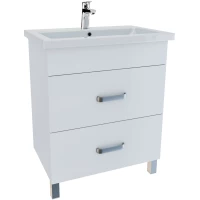 Тумба с раковиной белый глянец 70 см IDDIS Custo New NCU70W0i95K