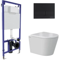 Комплект подвесной унитаз Berges Vita + система инсталляции Berges Novum L5 043372