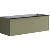 Тумба под раковину Onsen Pixel Verde Salvia 68-BP-120-F1-M57 120 см, подвесная, шалфей зеленый матовый