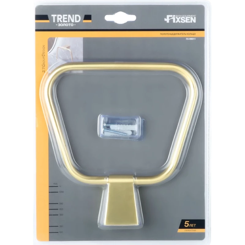 Кольцо для полотенец Fixsen Trend Gold FX-99011