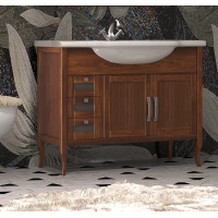 Тумба с раковиной светлый орех 106 см Opadiris Мираж