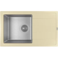 Кухонная мойка Florentina Комби 780 21.395.D0780.202 78x48 см, нержавеющая сталь/шампань