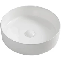 Раковина-чаша Oliveeka 9514A 30,5x30,5 см, накладная, белый