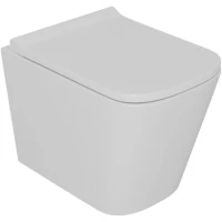 Унитаз подвесной D&K Berlin DT1436016 безободковый, с сиденьем микролифт, белый