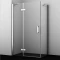 Душевой уголок 120x80 см прозрачное стекло WasserKRAFT ALLER 10H06LWHITE - 1