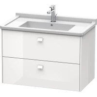 Тумба белый глянец 82 см Duravit Brioso BR414202222