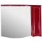 Зеркальный шкаф 102,6x87,9 см красный золотая патина ASB-Woodline Эмили - 1