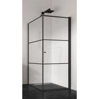 Душевой уголок 90x90 см Berges Dark 061020R прозрачное