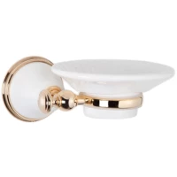 Мыльница белый/золото Tiffany World Harmony TWHA106bi/oro