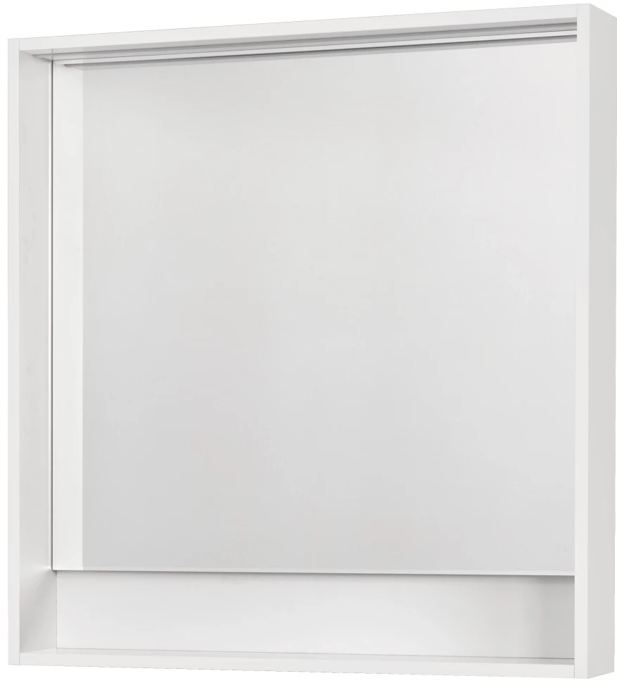 Зеркало белый глянец 80х85 см Акватон Капри 1A230402KP010 - фото 1