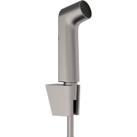 Гигиенический душ Hansgrohe Bidette S 29238340 с держателем, шлангом, черный хром матовый