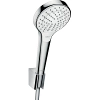 Душевой гарнитур Hansgrohe Croma Select S 28092400 3 режима, хром/белый
