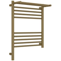 Полотенцесушитель электрический Сунержа Богема с полкой 3.1 032-6006-6050 600x500, МЭМ левый, золотой матовый