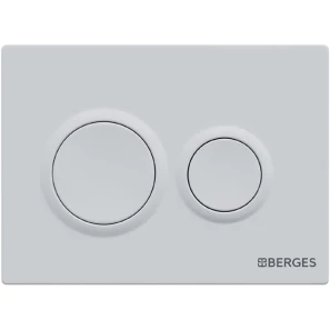 Изображение товара инсталляция для унитаза berges novum o4 040264 с кнопкой смыва, белый матовый