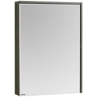 Зеркальный шкаф 60x83,3 см грецкий орех R Акватон Стоун 1A231502SXC80