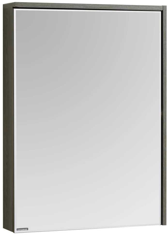 Зеркальный шкаф 60x83,3 см грецкий орех R Акватон Стоун 1A231502SXC80