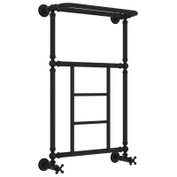 Полотенцесушитель водяной 860x500 черный матовый Сунержа Ренессанс 1452 31-0282-8650