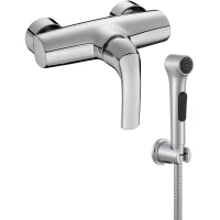 Гигиенический душ Jacob Delafon Nateo E71253-CP + E97258-CP со смесителем, хром