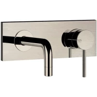 Смеситель для раковины Gessi Via Tortona 44823#149 встраиваемый, без донного клапана, никель матовый