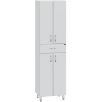 Пенал Санта Стандарт 501013 напольный, белый глянец